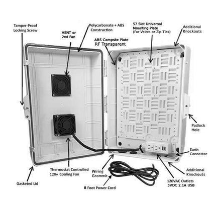 AmpShell Outdoor Enclosure for Sonos AMP & More | Tan