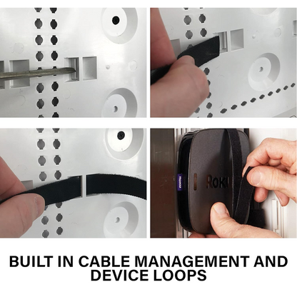 ENP9 Indoor 9" Media Device 'Behind-TV' In-Wall Enclosure