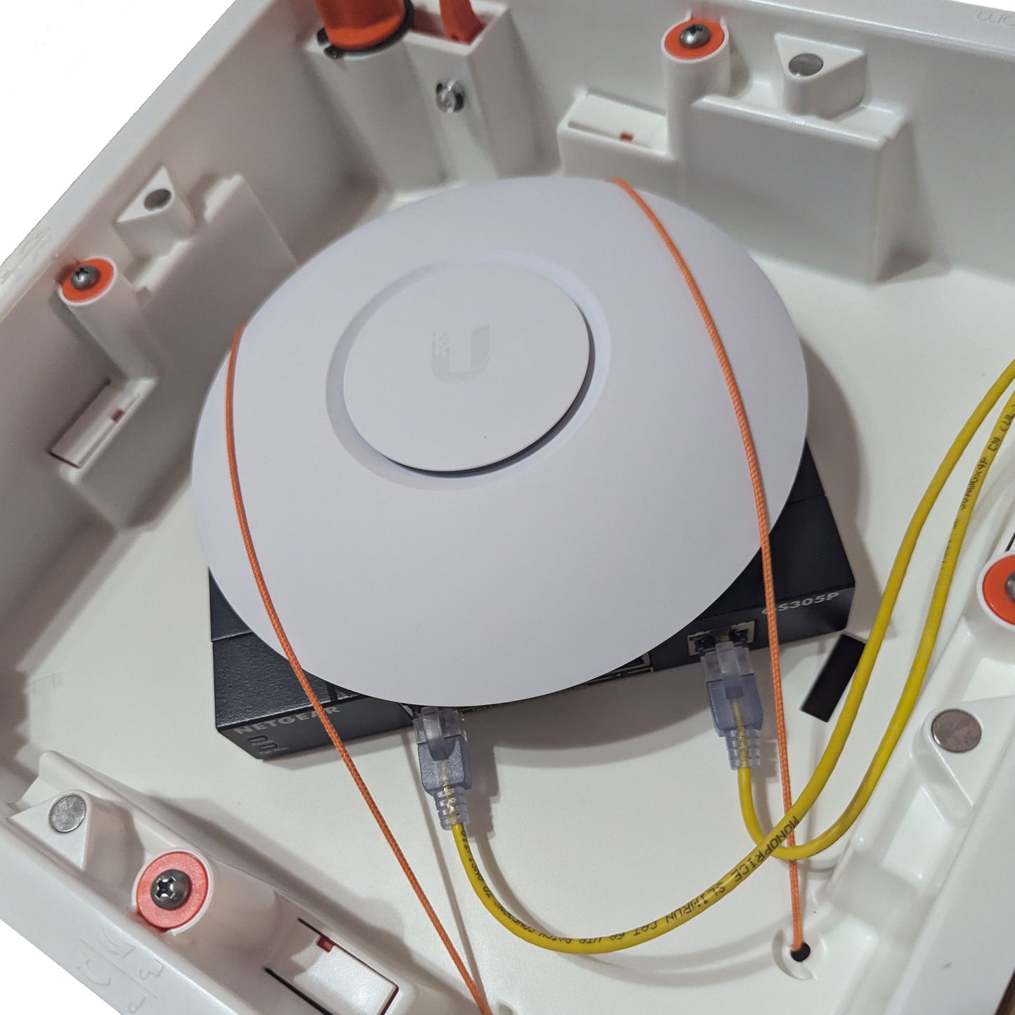 CW1-APMT Universal In-Ceiling/Wall Flush Enclosure For Access Points & PoE Devices